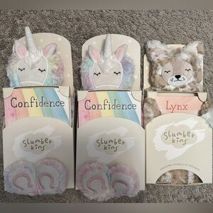 Slumberkins Unicorn and Lynx Stuffed Animals - Multicolor